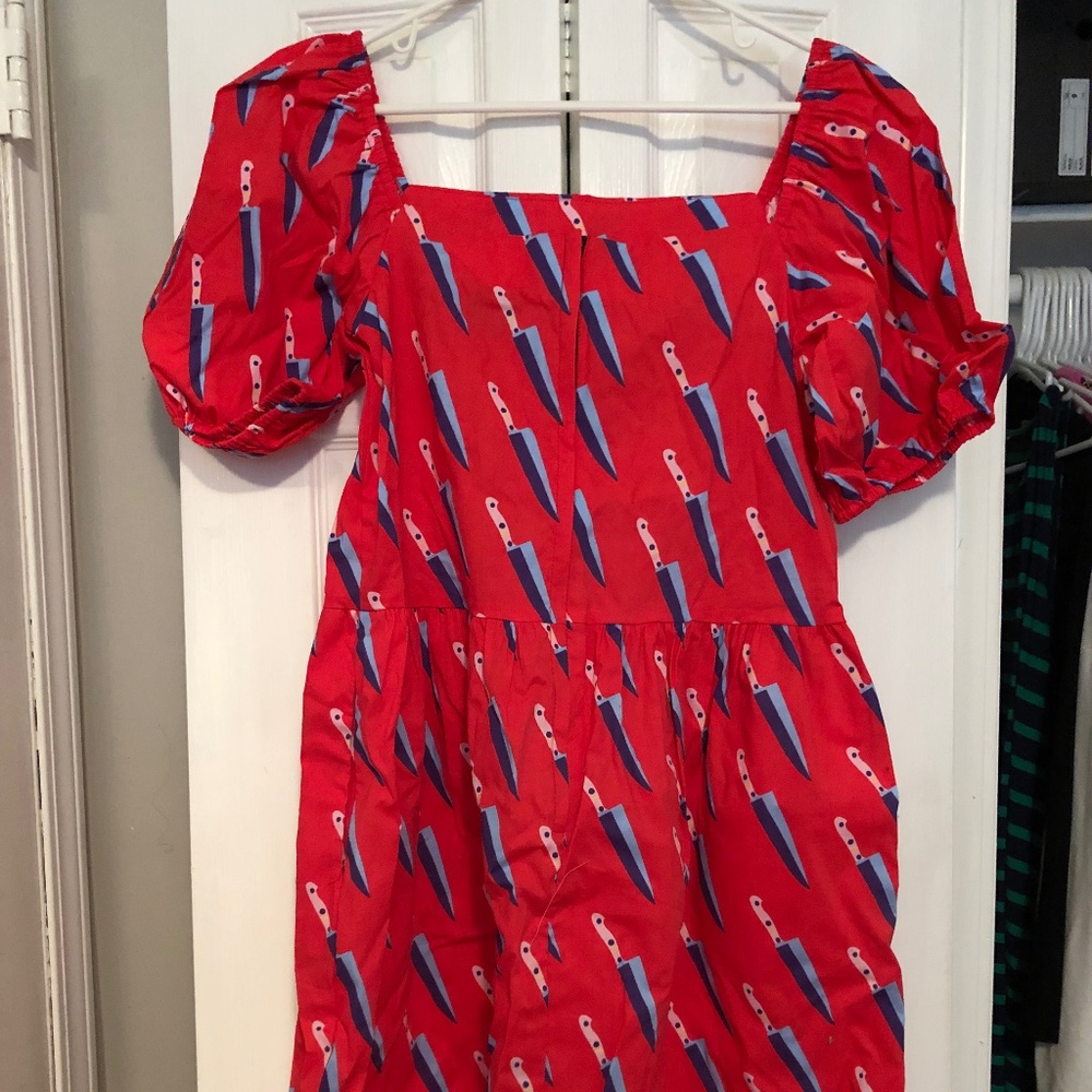 nooworks knives puffy sleeve dress